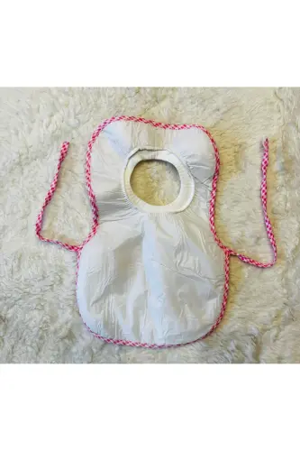 6’lı Ayıcıklı Sıvı Geçirmez Boyundan Geçmeli Kız Erkek Bebek Çocuk Büyük Önlük - 3