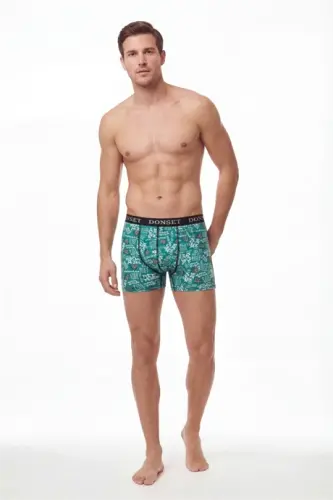 6'lı Erkek Desenli Pamuklu Boxer – Premium Özel Hediye Kutulu Damat Bohçası & Çeyizlik Set - 3