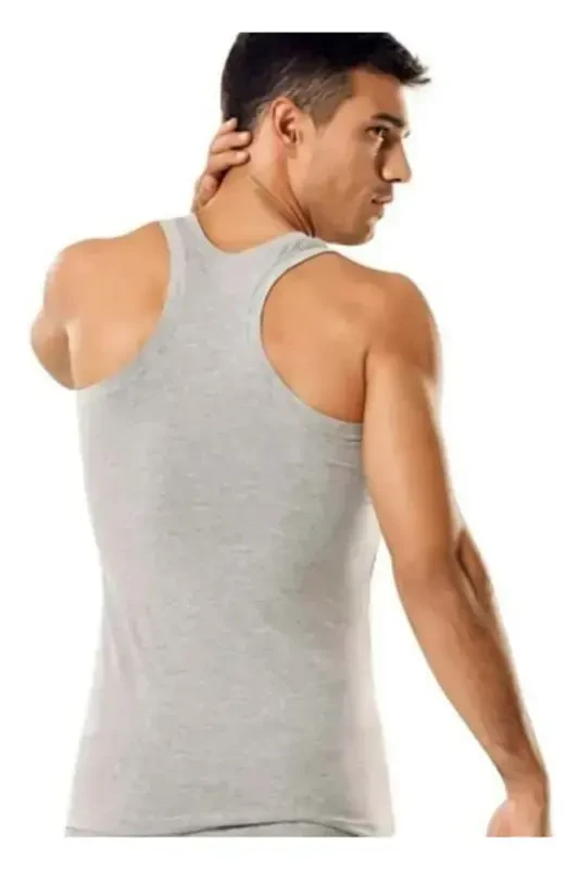 6'lı Paket 0118 Erkek Ribana Sporcu Rambo Atlet - - Gri - Xl-GRİ - 1