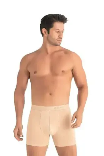 6'lı Paket Erkek Pamuklu Likralı Esnek Kumaş Renkli Boxer - 2