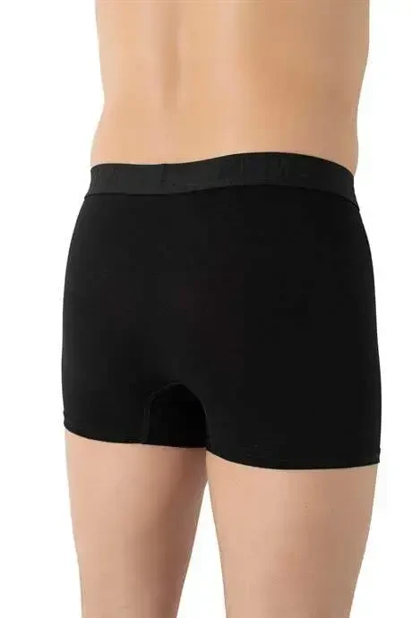 6'lı Paket Erkek Pamuklu Likralı Esnek Kumaş Renkli Boxer - 7