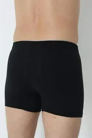 6'lı Paket Siyah Erkek Penye Havlu Bel Boxer %100 Pamuk - BÜYÜKBEDENIZ (1)