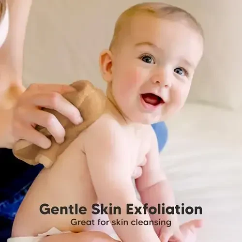 6-Pack Baby Washcloths - Soft Absorbent Viscose from Bamboo Wash Cloths for Babies, Kids, Toddlers, Infant, Newborn Bath Towels, Gentle on Sensitive Skin, 10x10 Reusable Face Towels (Toast) - 3