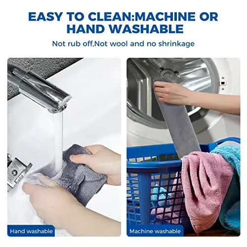 6pcs Dusters Replacement Cloth Retractable Gap Dust Cleaner Cloths, Reusable Microfiber Cloth Cover Washable, Under Furniture Duster Refill for Home Kitchen Household Wall Couch Cleaning Supplies - 5