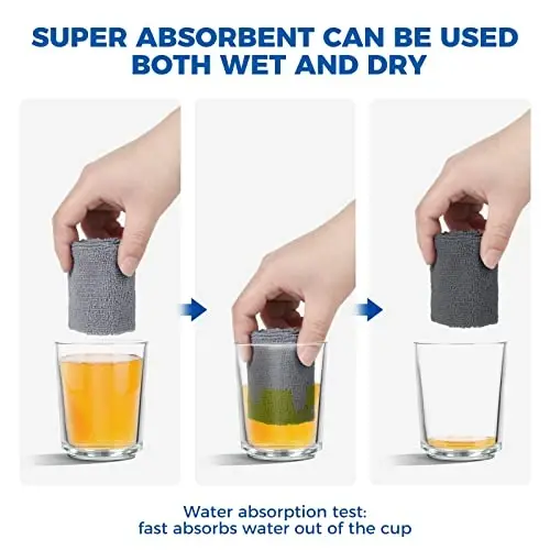 6pcs Dusters Replacement Cloth Retractable Gap Dust Cleaner Cloths, Reusable Microfiber Cloth Cover Washable, Under Furniture Duster Refill for Home Kitchen Household Wall Couch Cleaning Supplies - 6