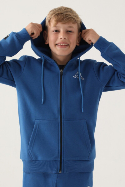 7-16 Yaş Erkek Çocuk Hırka -Mavi- - KAPPA (1)