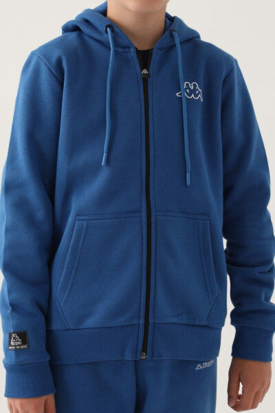 7-16 Yaş Erkek Çocuk Hırka -Mavi- - 5