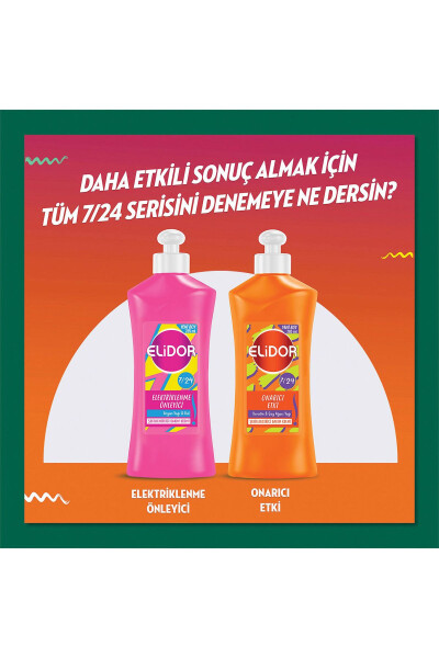 7 24 Şekillendirici Saç Bakım Kremi Belirgin Bukleler Elastin Badem Sütü 265 ml - 6