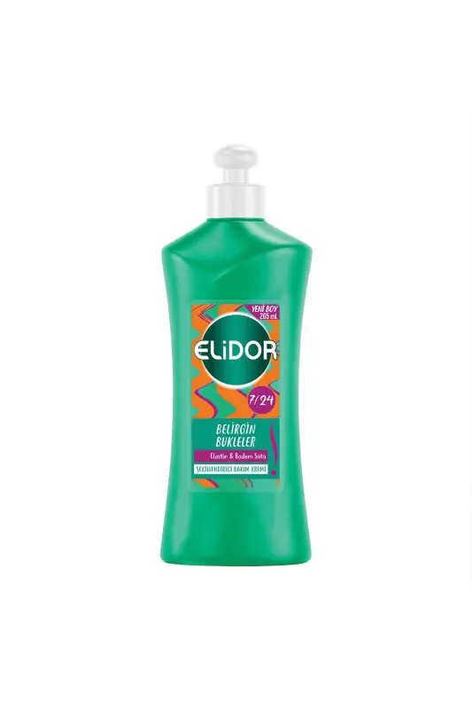 7 24 Shakl beruvchi soch parvarish kremi aniq burmalar Elastin bodom suti 265 ml - 2