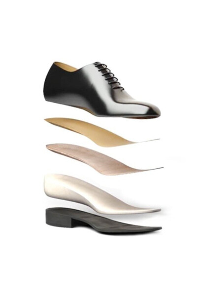 7/ 9 Cm Height Increasing Hidden Heel Handmade Accessory Detailed Oxford Men's Shoes Groom's Shoes - 11