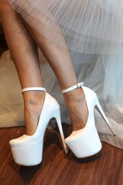 7-9500 18cm Thin Heel Bridal Shoes - KARINCA