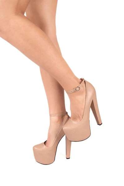 7-9750 18 Cm High Heel Leather Bridal Shoes - Modazone