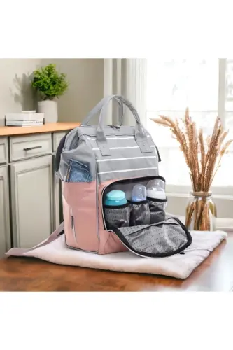 7 Cute Bears Newborn Set (10 Pcs Hospital Outfit, Shoulder-Back Bag, Swaddle, Blanket, Handkerchief, Socks)-Black - 3