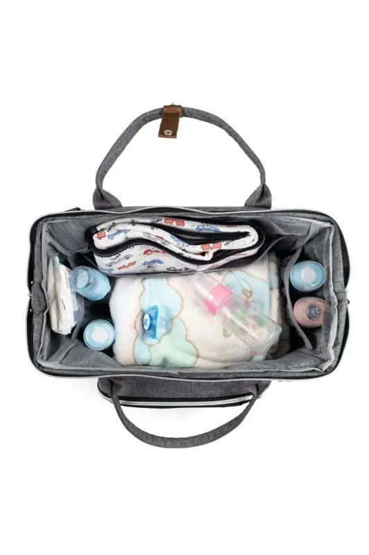 7 Cute Bears Newborn Set (10-Piece Hospital Outfit, Shoulder-Back Bag, Swaddle, Blanket, Handkerchief, Socks)-Beige - 6