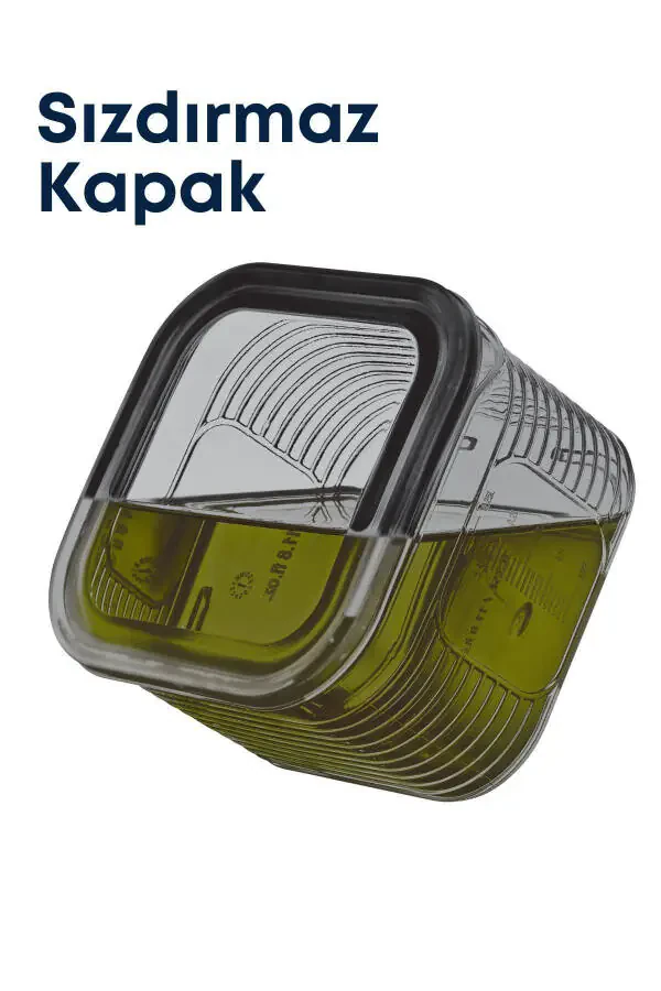 7 Piece Airtight Leakproof Storage Container - Breakfast Picnic Set Smoked - Freezer and Microwave - 7