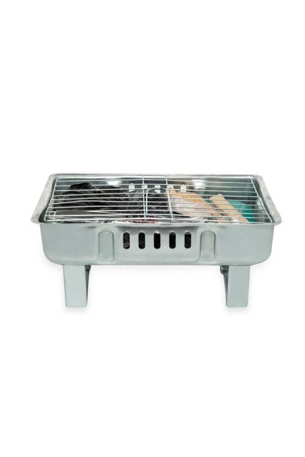 7 Piece Barbecue Set Picnic Set Camping Barbecue Set Grill Set - 2