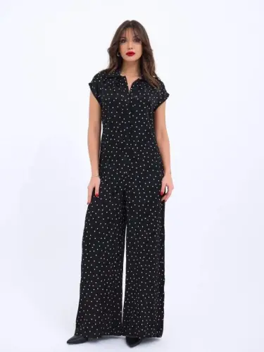 7001 JUMPSUIT-BLACK - 1