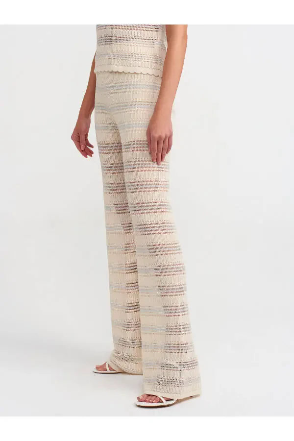 70162 Lace Knit Pants - Natural - 15
