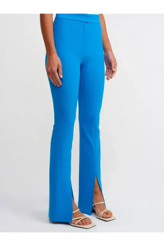 70318 Брюки с разрезами - саксофон - Сакс - 3