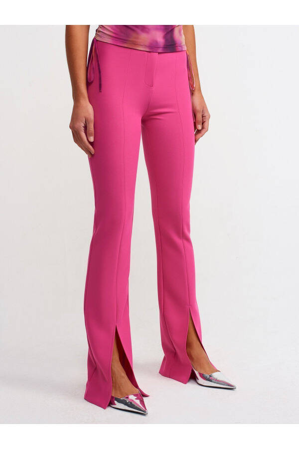 70318 Ripped Detail Pants - Fuchsia - 3