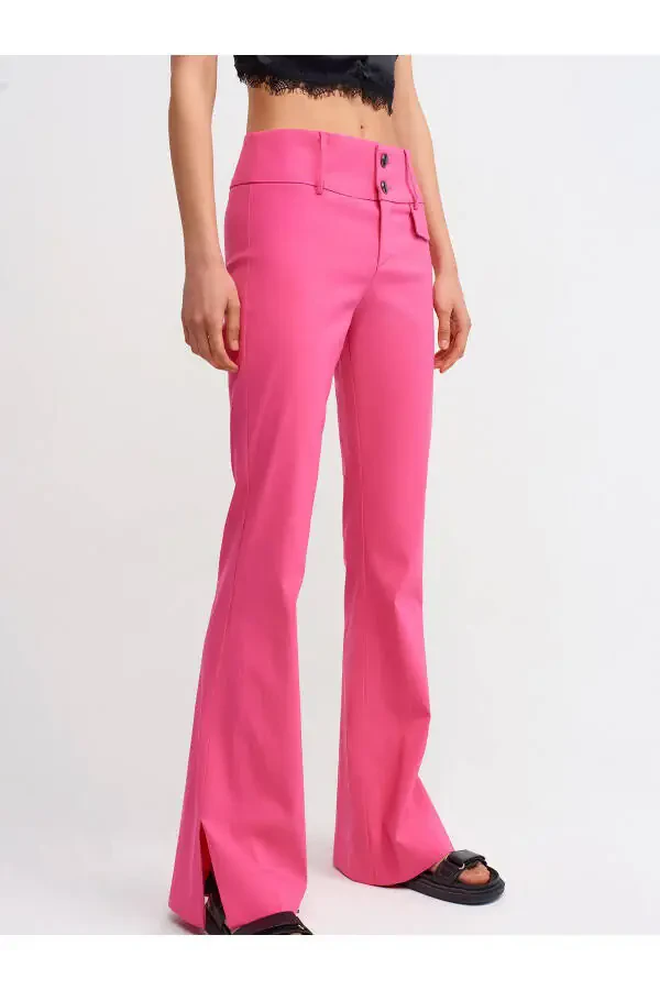 70327 Легкие испанские брюки с широкими штанинами-сахар P. - 4