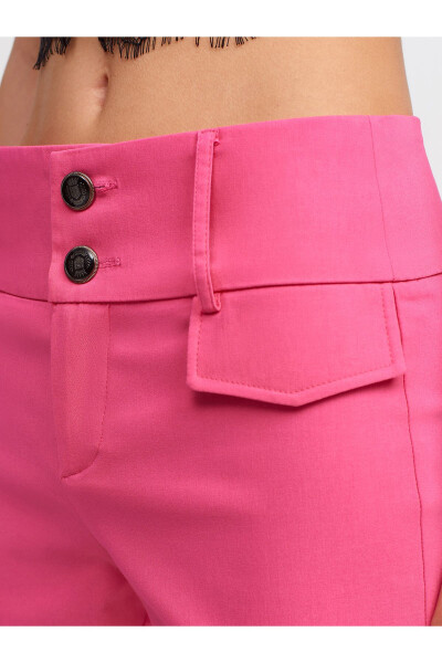 70327 Lightweight Spanish Wide Leg Trousers-sugar P. - 3