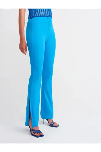 70339 Staple Detailed Trousers-sax-Sax - 3