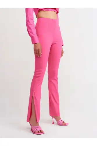 70339 Agraf Detayli Pantolon-pembe-Pembe 