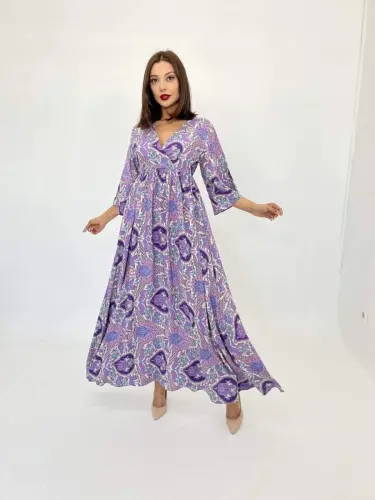 7035 DRESS-PURPLE - 4