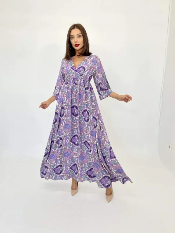 7035 DRESS-PURPLE - 4