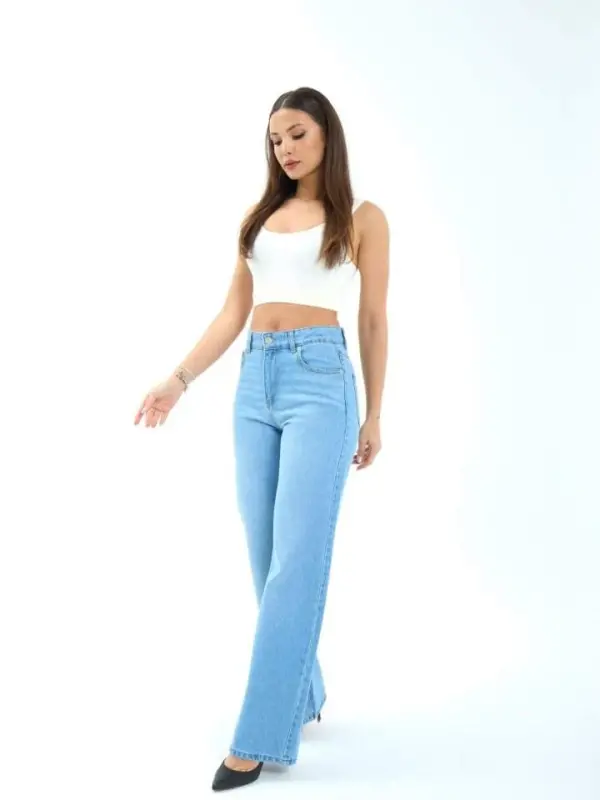 7044 KOT PANTOLON-MAVİY - 5