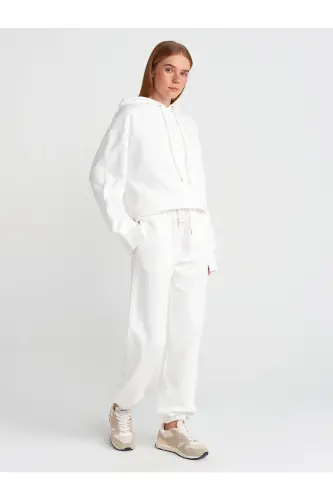 70458 Basic Jogger Pantolon-ekru-Ekru 