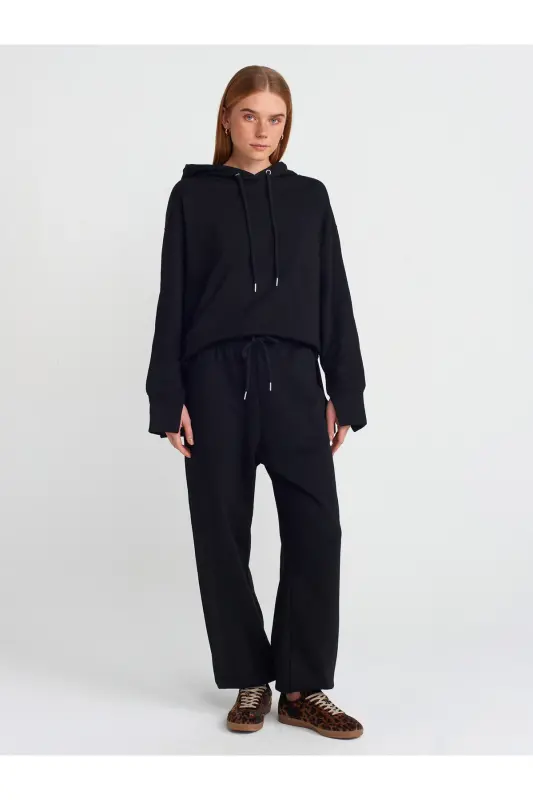 70458 Basic Jogger Pants-black-BLACK - 1