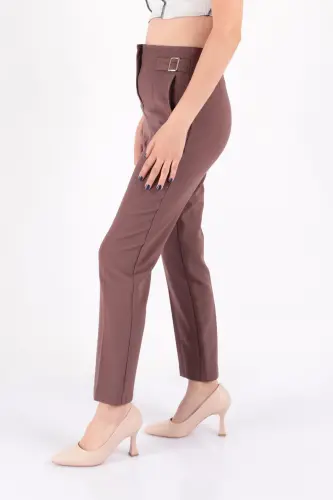 70609 Kadın Pantolon-KAHVE - AYHAN (1)