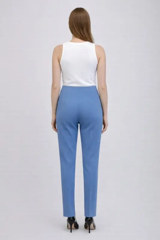 70609 Kadın Pantolon-Mavi - 3