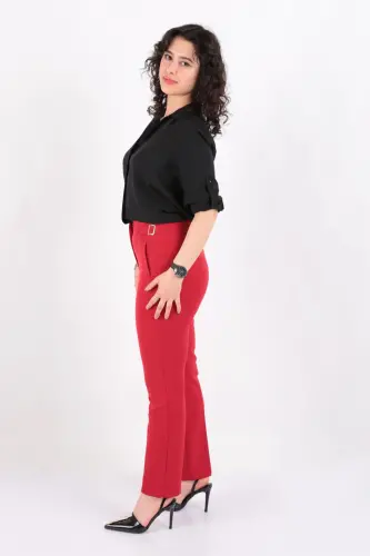 70609 Women's Trousers-RED - AYHAN (1)