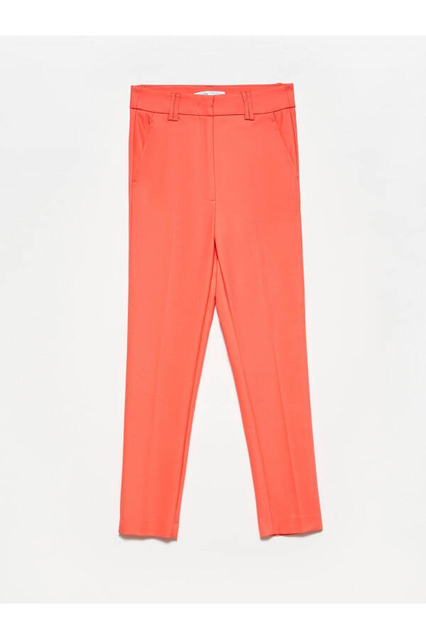 70690 High Waist Classic Trousers - Pomegranate - 1