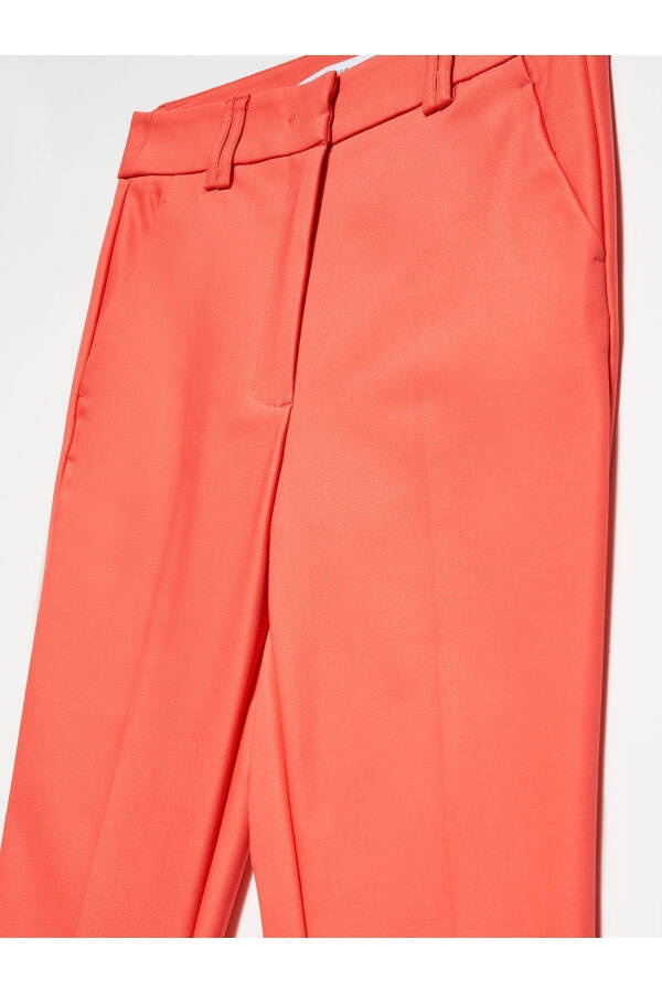 70690 High Waist Classic Trousers - Pomegranate - 3