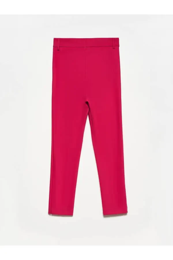 70690 High Waisted Classic Trousers - Fuchsia - 1