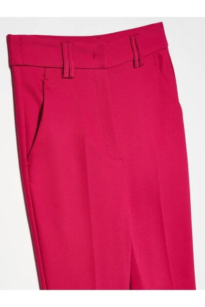 70690 High Waisted Classic Trousers - Fuchsia - 3