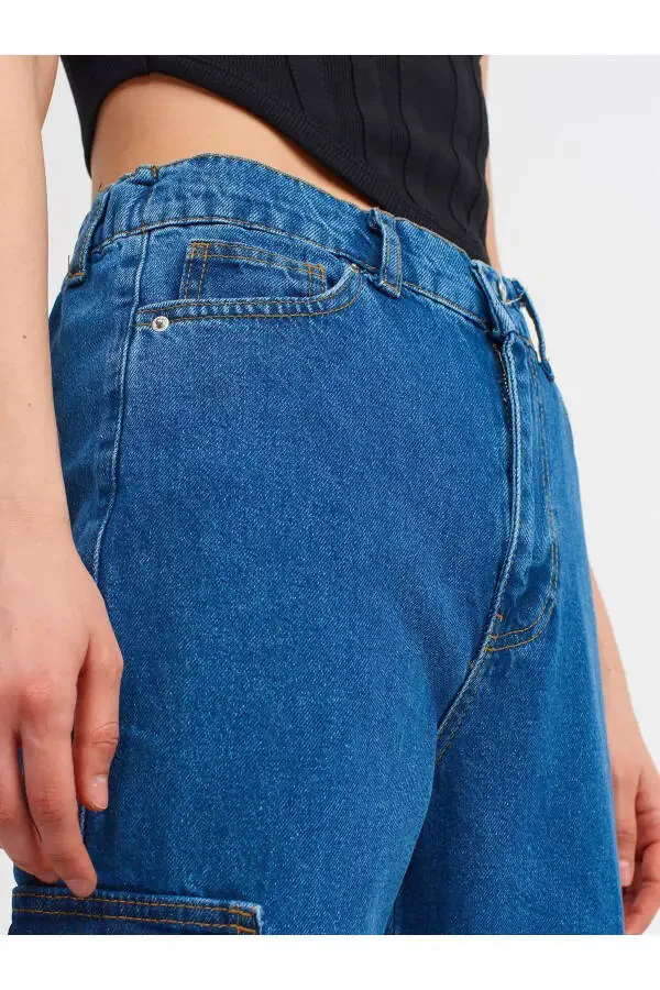 70814 Elastic Waist Jogger Pants - Blue - 4