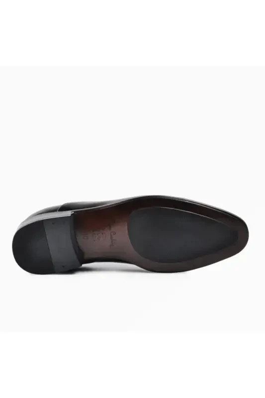 70pc20 Qora Lakli Charm Erkaklar Klassik Poyafzallari - 3