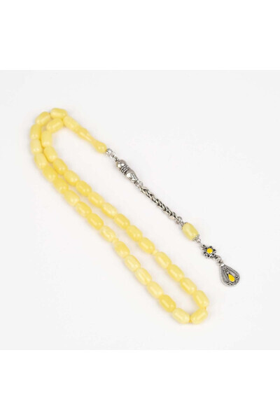 7*11 Mm Beirut Dropped Amber Tasbih - 10