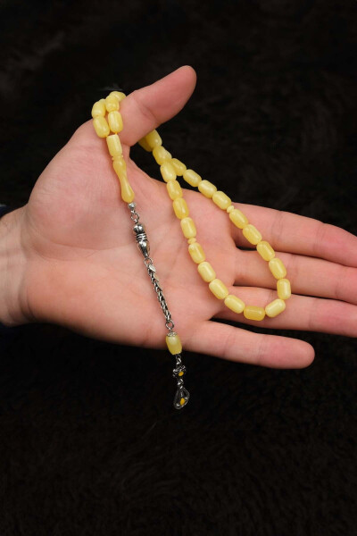 7*11 Mm Beirut Dropped Amber Tasbih - 2