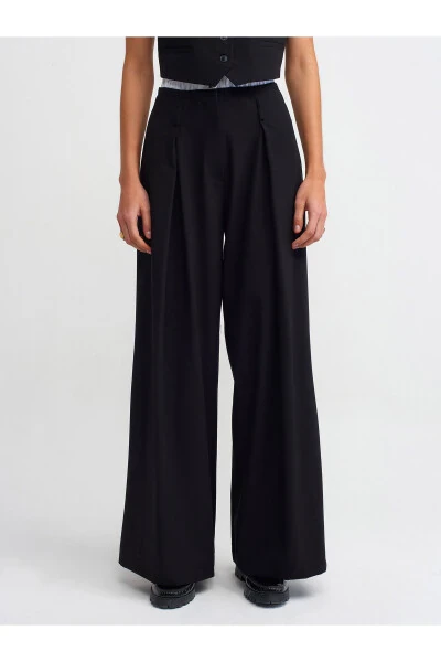 71258 Kontrastli Boxer Shimlar - Qora - 7