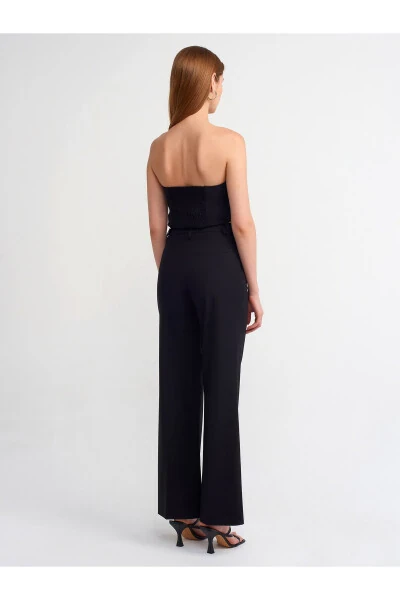 71283 Sozlanadigan Belli Zamonaviy Shim - Qora - 14