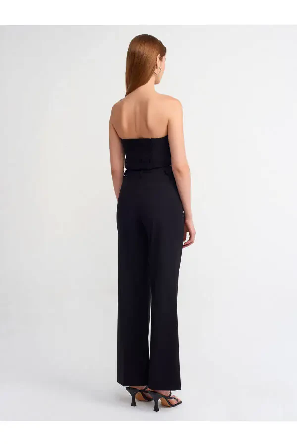 71283 Sozlanadigan Belli Zamonaviy Shim - Qora - 14