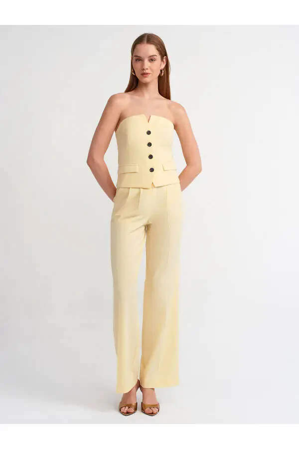 71283 Sozlanadigan Belli Zamonaviy Shimlar - Sariq - 5