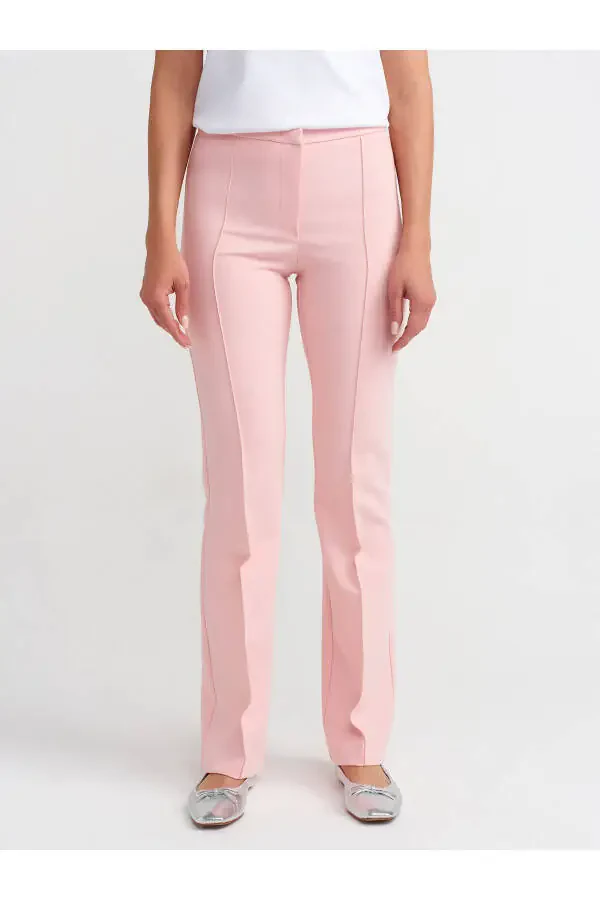 71295 Baland Belli Keng Oyoqli Shimlar - Pudra - 3