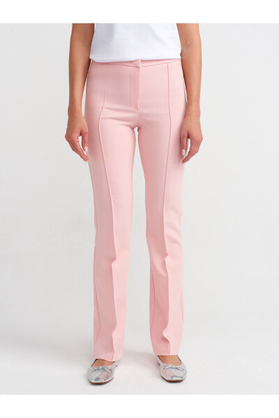 71295 High Waist Wide Leg Pants - Powder - 7